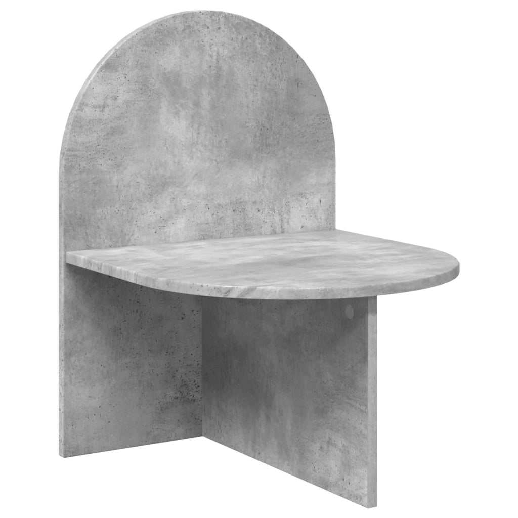 Comodino Grigio Cemento 48 x 49 x 65 cm Legno ingegnerizzato 8001119