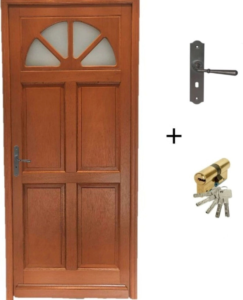 Porta d'ingresso 'Ferji' 215X90 a destra con maniglia e serratura senza maniglia