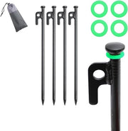 Penello da Terra - Penello da Campeggio - Tentharingen Stagne - Tenda da Campeggio - Installazione Facile - 30 cm - Nero