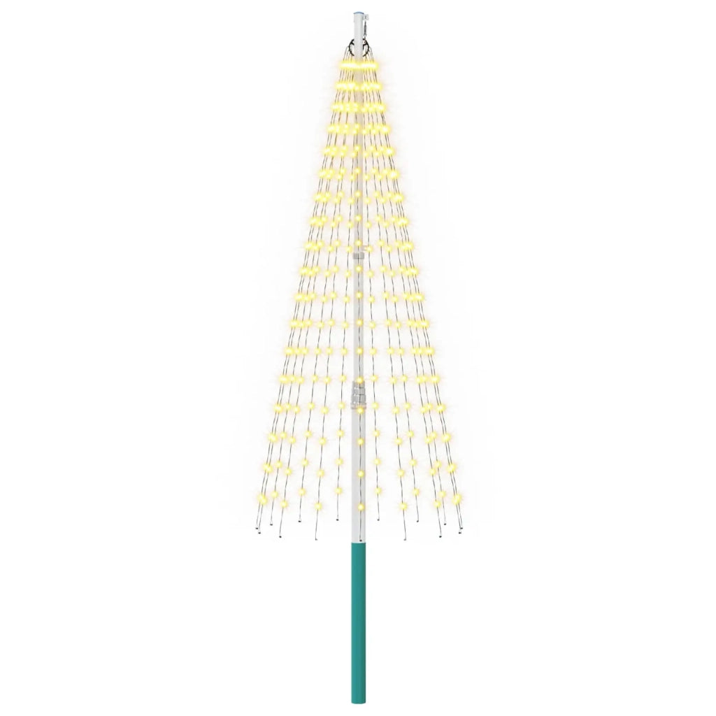 Luci per albero di Natale con picchetti e asta per bandiera 3468898