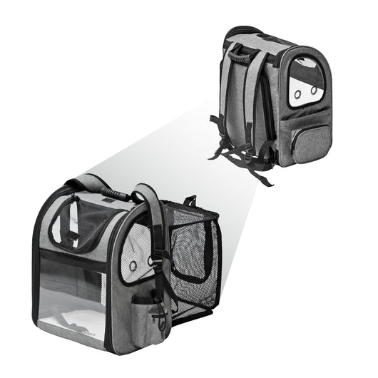 Fudajo Zaino porta animali estensibile Zaino per cani/gatti fino a 6kg Con rete e finestre