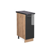 Armadio cucina dispensa alto Fame-Line Antracite lucido/Rovere dorato 30 cm, PL Antracite Vicco