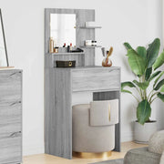 Tavoli da Trucco per Camera da Letto con cassetto Grigio Sonoma 889003