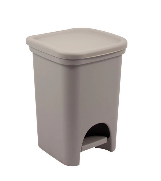 Bidone Pattumiera a pedale colors 6 litri tortora belli&forti