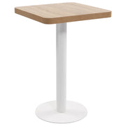 Tavolo da Bistrot Marrone Chiaro 50x50 cm in MDF