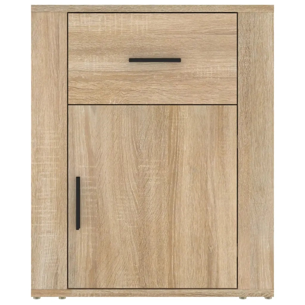 Comodino-Tavolino da notte Rovere Sonoma 50x36x60 cm in Legno Multistrato 859221
