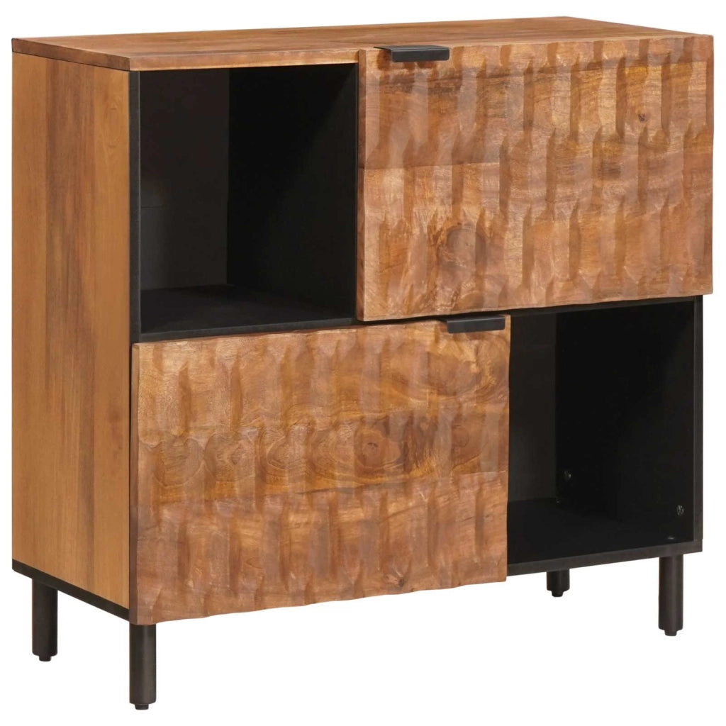 Credenza con porta Finitura Marrone Acacia 80 x 33 x 75 cm 4017927