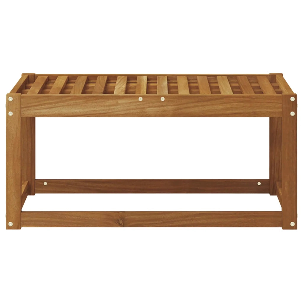 Panchetto da Giardino-Sgabello da Esterno Naturale 79 x 43 x 37 cm