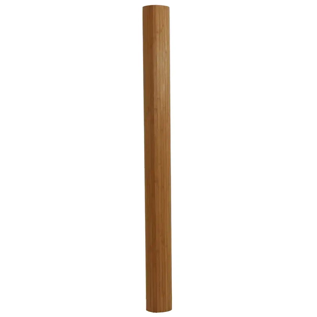 Tappeto Rettangolare Marrone 80x500 cm in BambÃ¹
