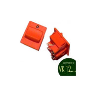 Interruttore On OFF Arancio folletto serie VK 120 121 122 - Vorwerk Compatibili