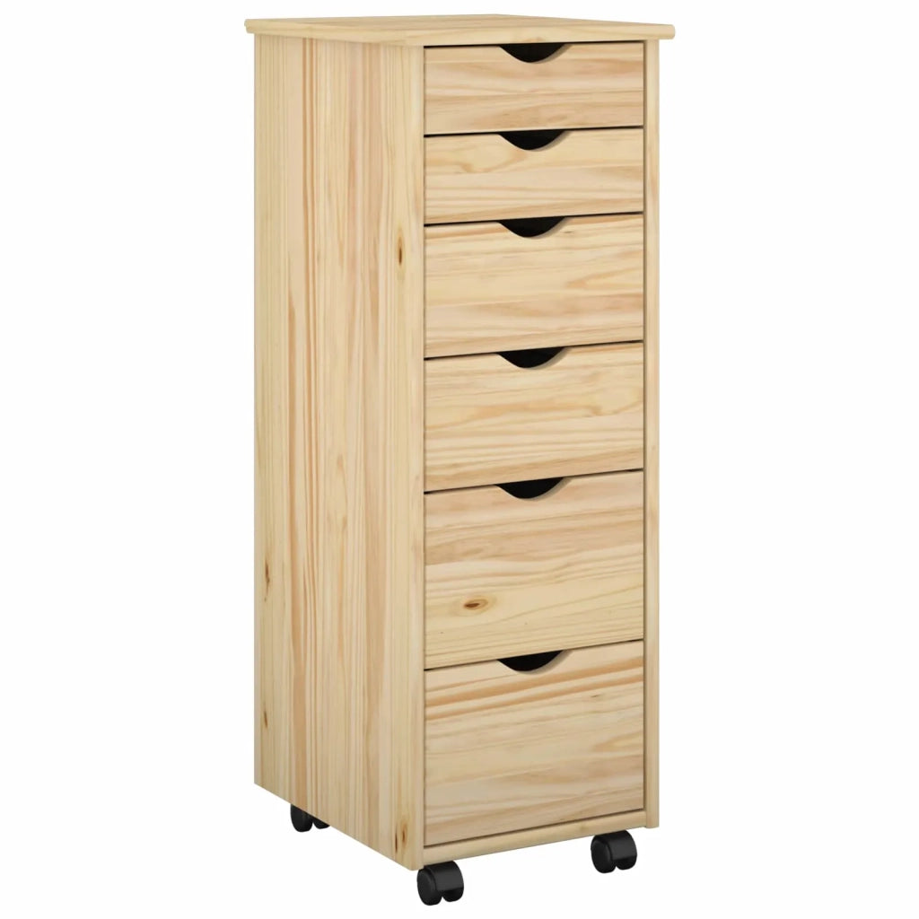 Mobile con Ruote con ruota Marrone 34 x 39 x 93,5 cm 42032394