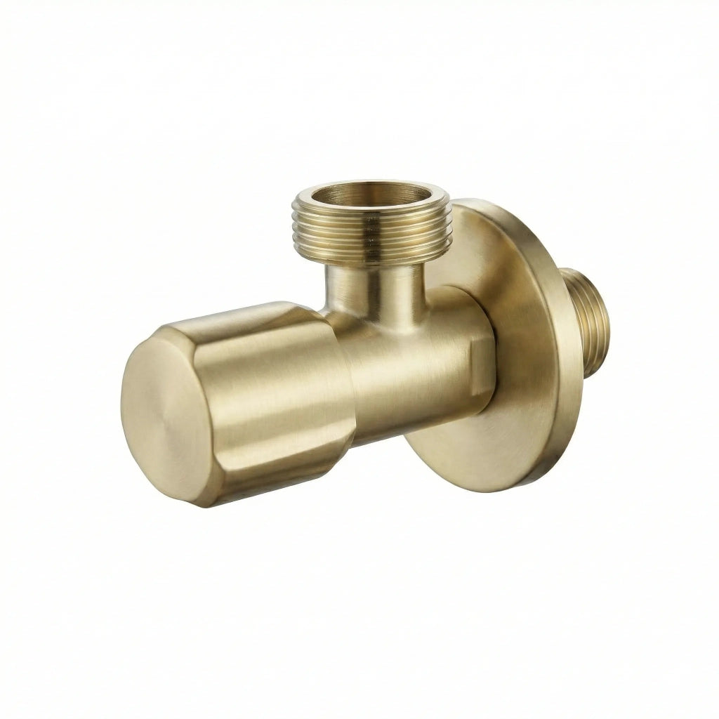 Valvola Ad Angolo 02 1/2" X 3/4" Brush Gold