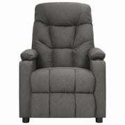 Poltrona Reclinabile in Tessuto Grigio Scuro 339083