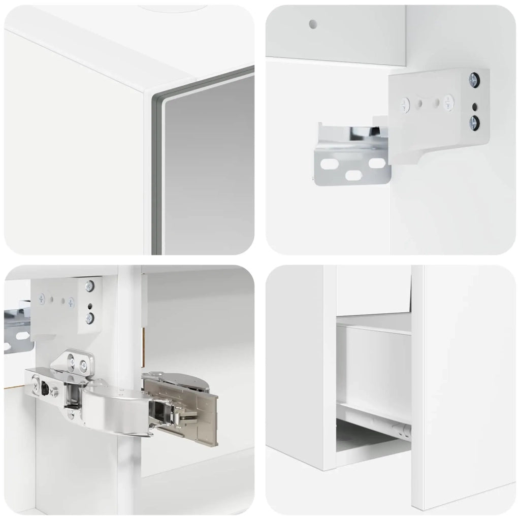 Set di mobili per il bagno 5 pcs Bianco 3406871