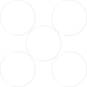 Protezione per smartwatch 36 mm - Qualità HD - Resistente alle graffi - Anti-vingerafdruk - Materiale PET zucchero