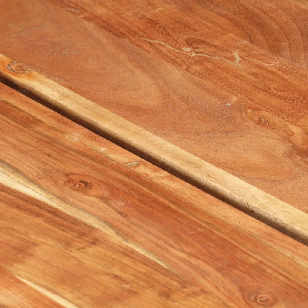 Tavolino da Salotto 142x90x42 cm in Legno Massello di Acacia 320655