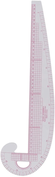 Misuratore curvo per cucito - Precisione alta - 58 cm - Translucido - Ideale per abbigliamento DIY