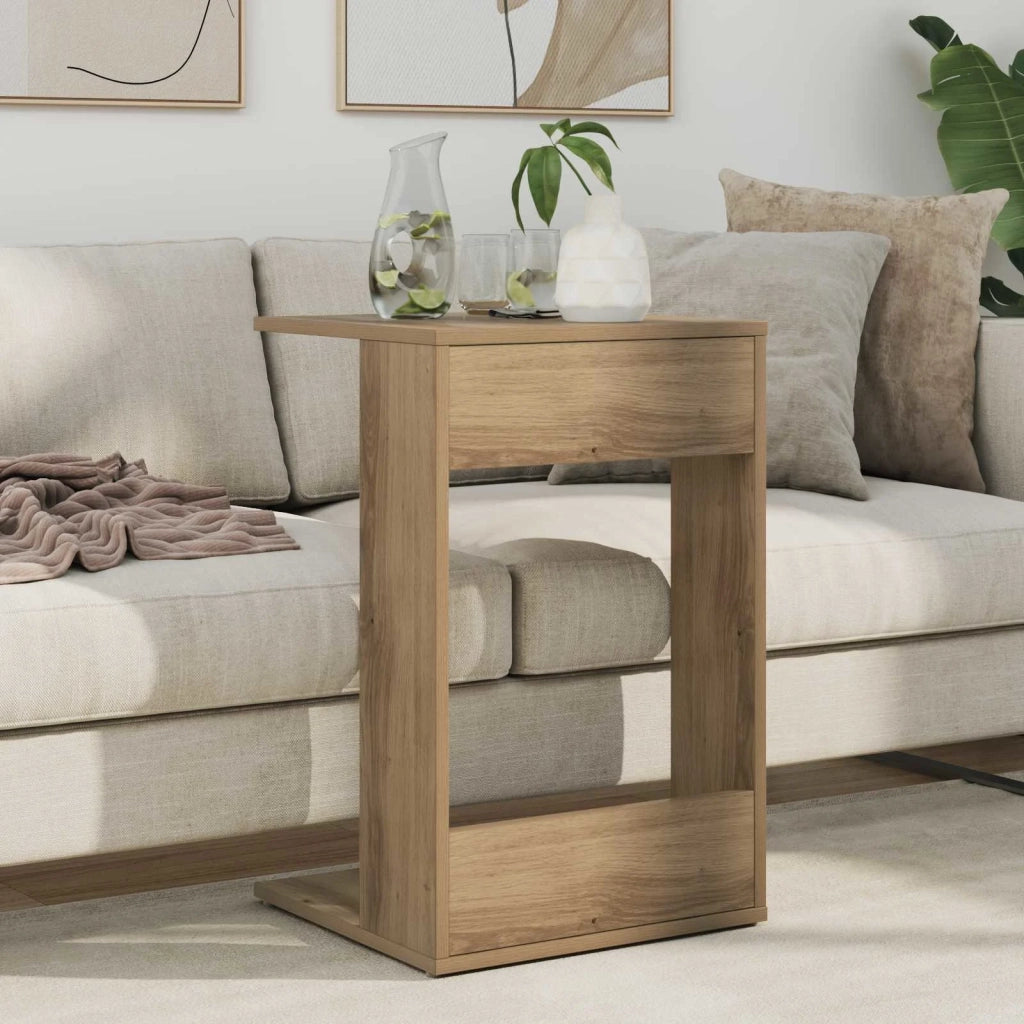 Tavolo laterale | Tavolino Rovere artigianale 40 x 38 x 62,5 cm
