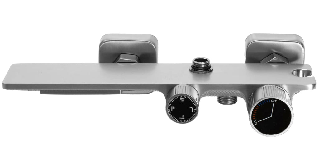 Set Doccia Rea Helix Nickel Brush Inox