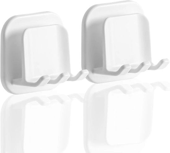 Sostegno di Spazzola Dentale per Bagno - Ospite elettrico per Spazzola Dentale da Parete - 2 pezzi - Accessori per Bagno impermeabili Multifunzionali con gancio