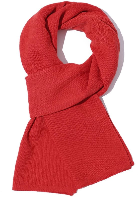 Sfoderato scialle per uomini, invernale, stile coreano, invernale, scialle universitario, scialle da abbinare a tutto, fazzoletto per collo, rosso