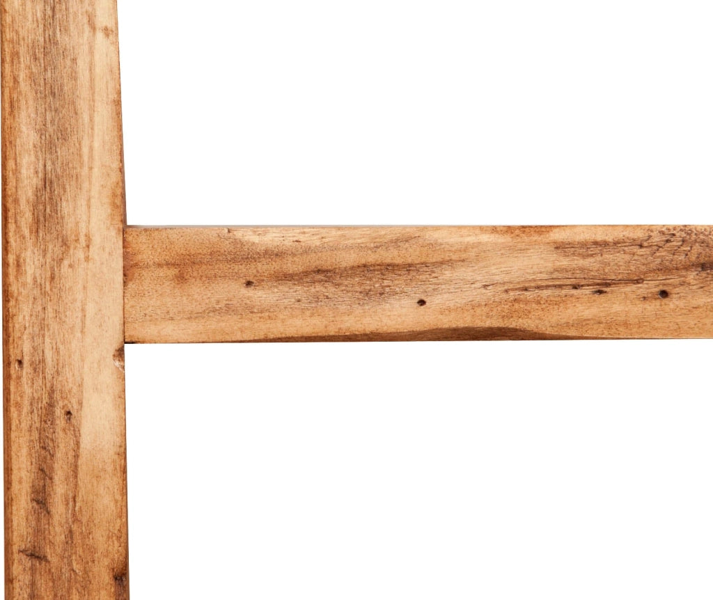 Biscottini Libreria in legno massello di tiglio finitura naturale L82xPR36xH201 cm. Made in Italy