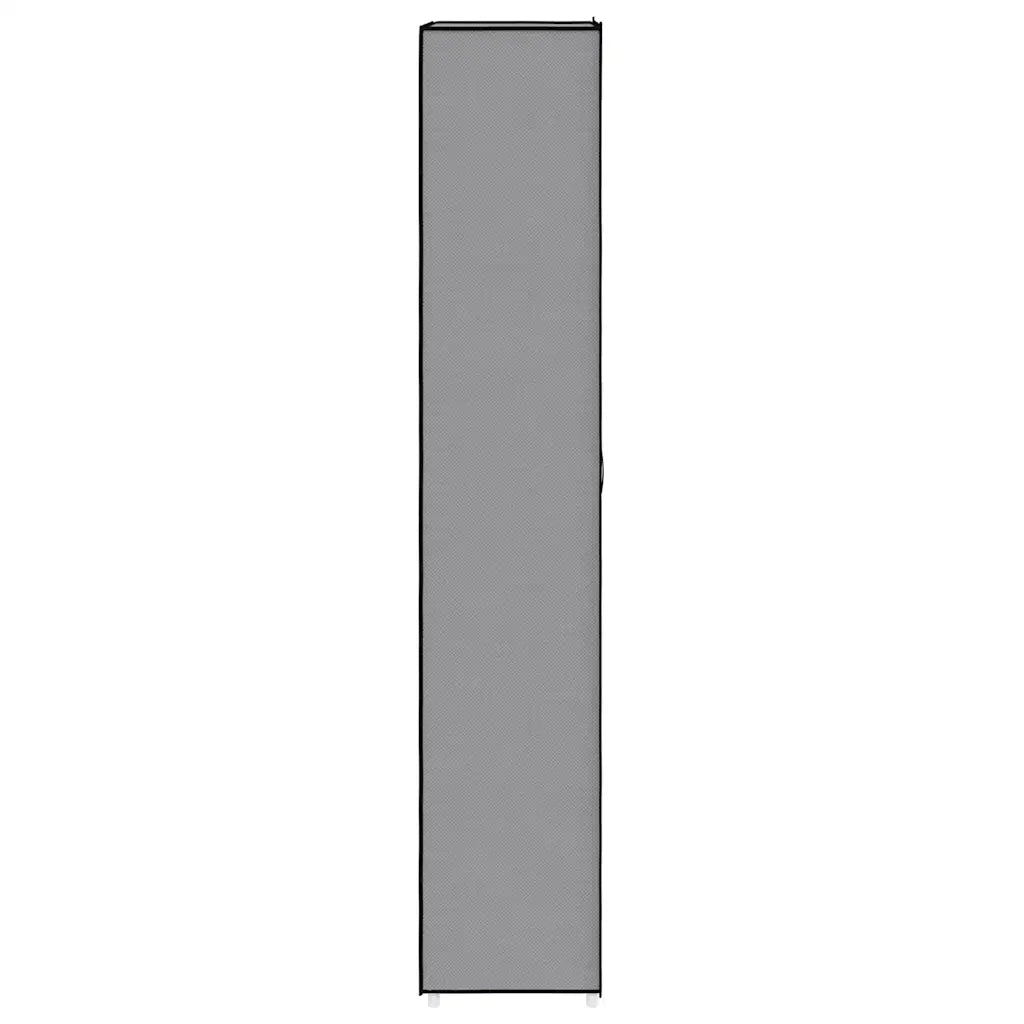 Scarpiera Grigia 60x30x166 cm Tessuto 337259