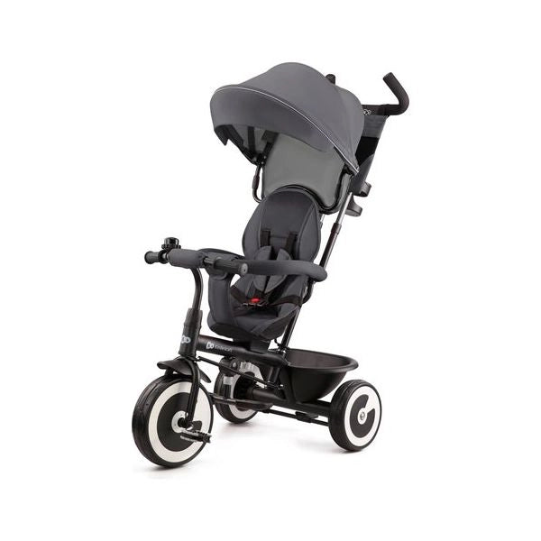 Triciclo kinderkraft krasto00gry0000 aston passeggino 3 in 1 grey