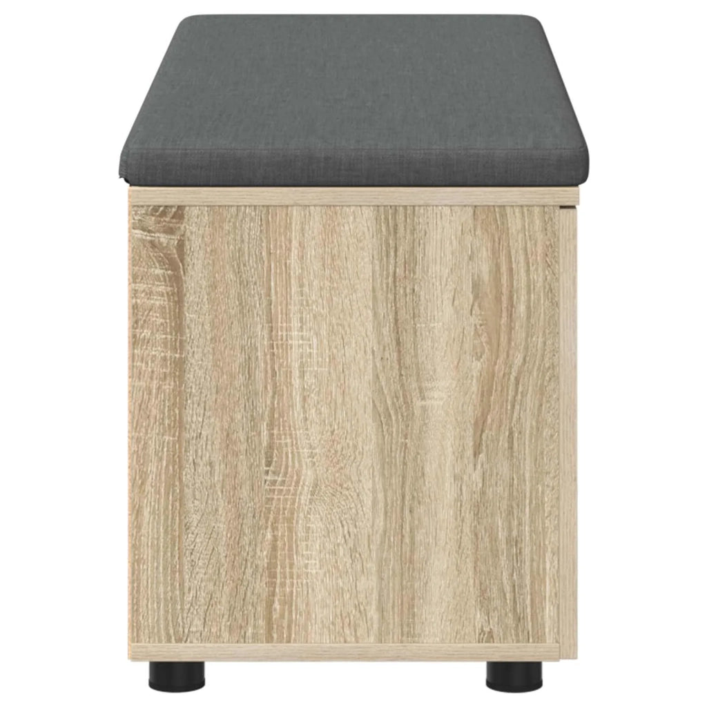 Panca per ingresso con cuscino Rovere Sonoma 100 x 38 x 46 cm 891490