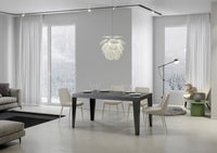 Tavolo Allungabile 130/234x90x77 cm Flame Premium Cemento