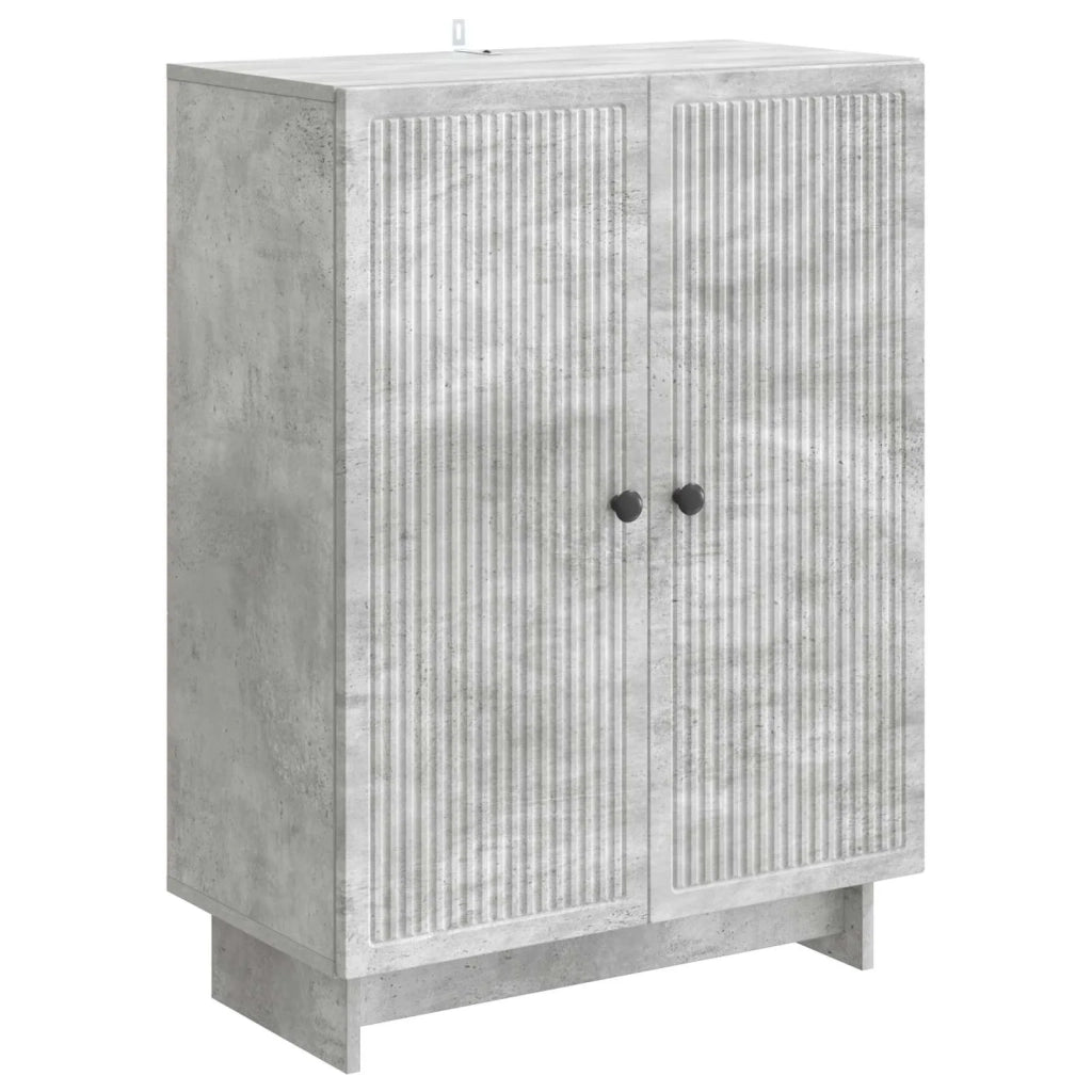 Credenza Grigio Cemento 66 x 34,5 x 90 cm Legno ingegnerizzato