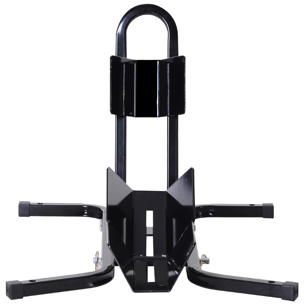 Cavalletto per Moto Anteriore Regolabile in 3 Altezze ¨C zephmum ¨C Nero, Metallo, ?43-53 cm