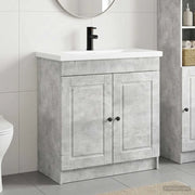 Set di mobili per il bagno Grigio Cemento 78,5 x 37,5 x 81 cm 3404137