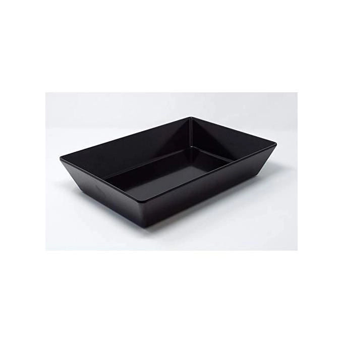 Vaschetta rettangolare in melamina 45x30 Velocity nero