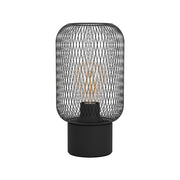 Lampada Da Scrivania Industrial Wrington 1 Luce Acciaio Nero