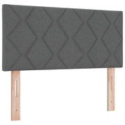 Testiera | Testata Grigio scuro 100 cm Tessuto