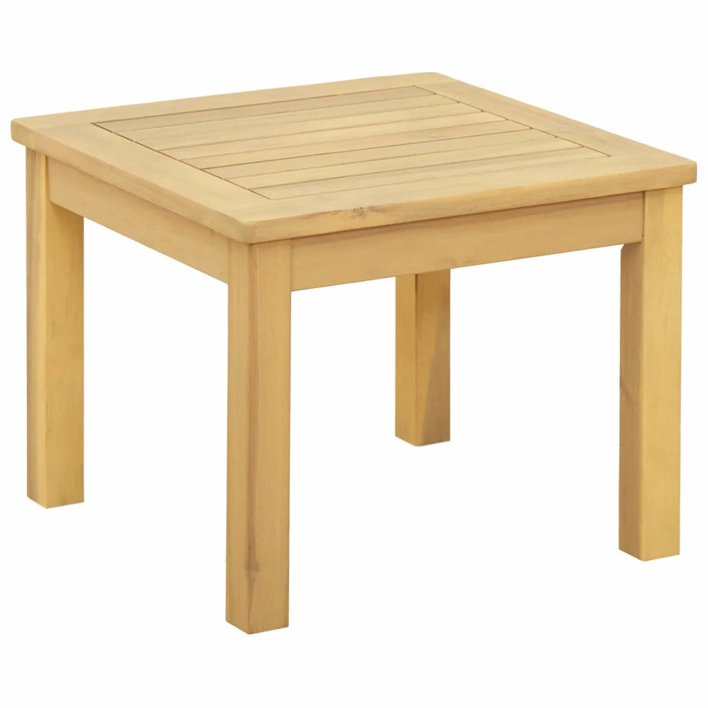 Tavolino da salotto Acacia chiaro 45 x 45 x 36 cm 42026778