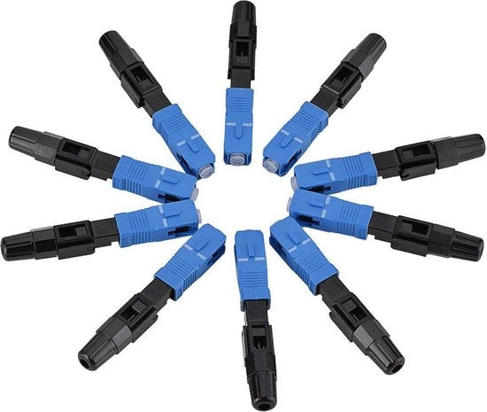 Kit di Adattamento Rapido per Fibra Ottica Singlemode - Connettore Rapido per FTTH ODF - 10 Pezzi