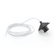 Portalampada con cavo trasparente Alice nero per Lampadari e lampade a sospensione 1XE27 max 1X60W IP20 - Lunghezza max 3 metri