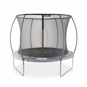 Trampolino 305cm rotondo con rete di protezione interna, grigio