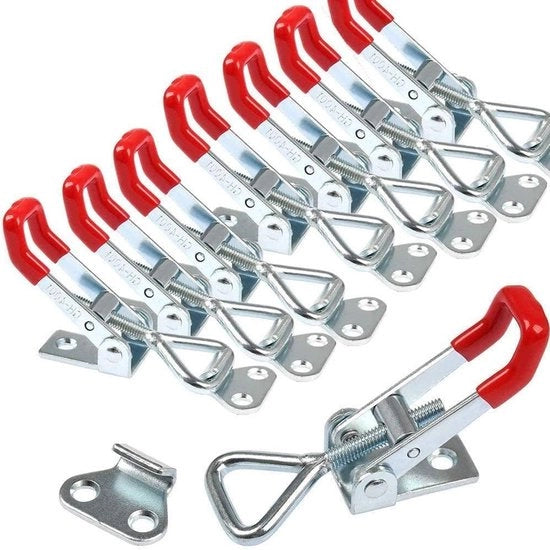 Set di 8 Viti di Regolazione in Metallo di Alta Qualità per Porte, Borse e Cassette - Carico Massimo 165 kg