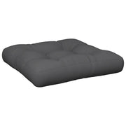 Cuscino per pallet | Cuscini per sedie Antracite 60x61,5x10 cm in Tessuto