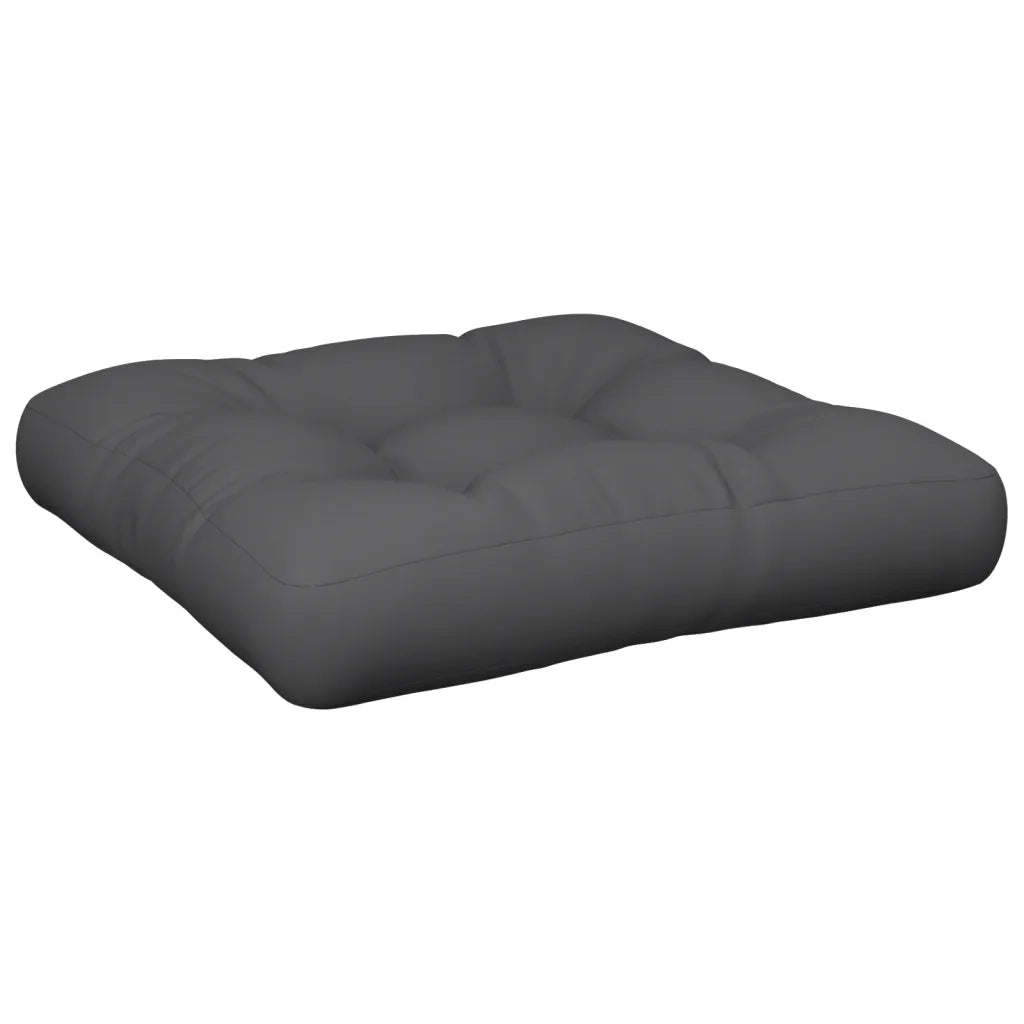 Cuscino per pallet | Cuscini per sedie Antracite 60x61,5x10 cm in Tessuto
