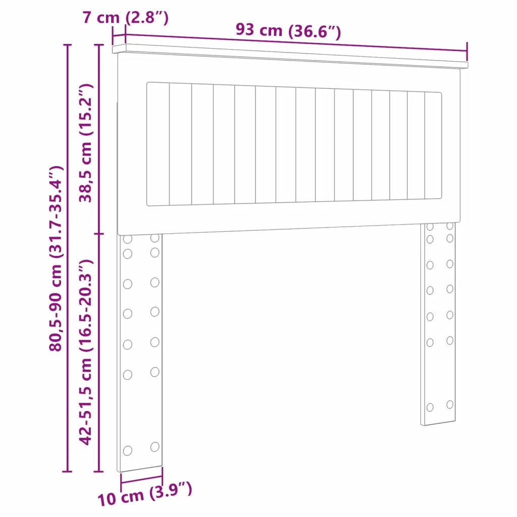 Testiera | Testata Rovere fum¨¦ Legno multistrato
