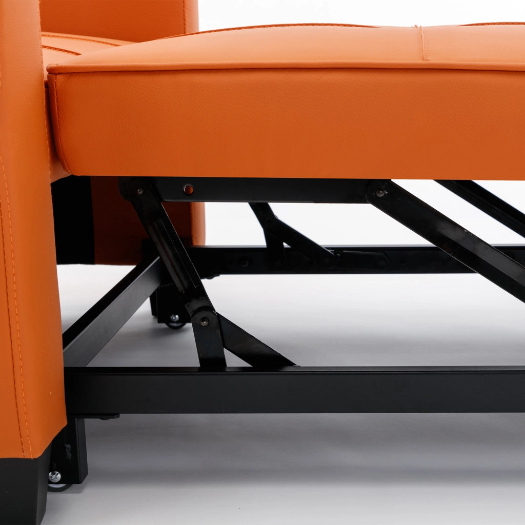 Divano Letto Singolo Estraibile con Portabicchieri e USB ¨C MINIMAL ¨C Grigio