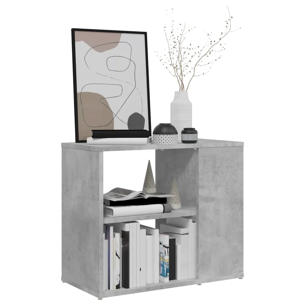 Credenza-Buffet-Armadio da cucina Grigio Cemento 60x30x50 cm in Legno Multistrato