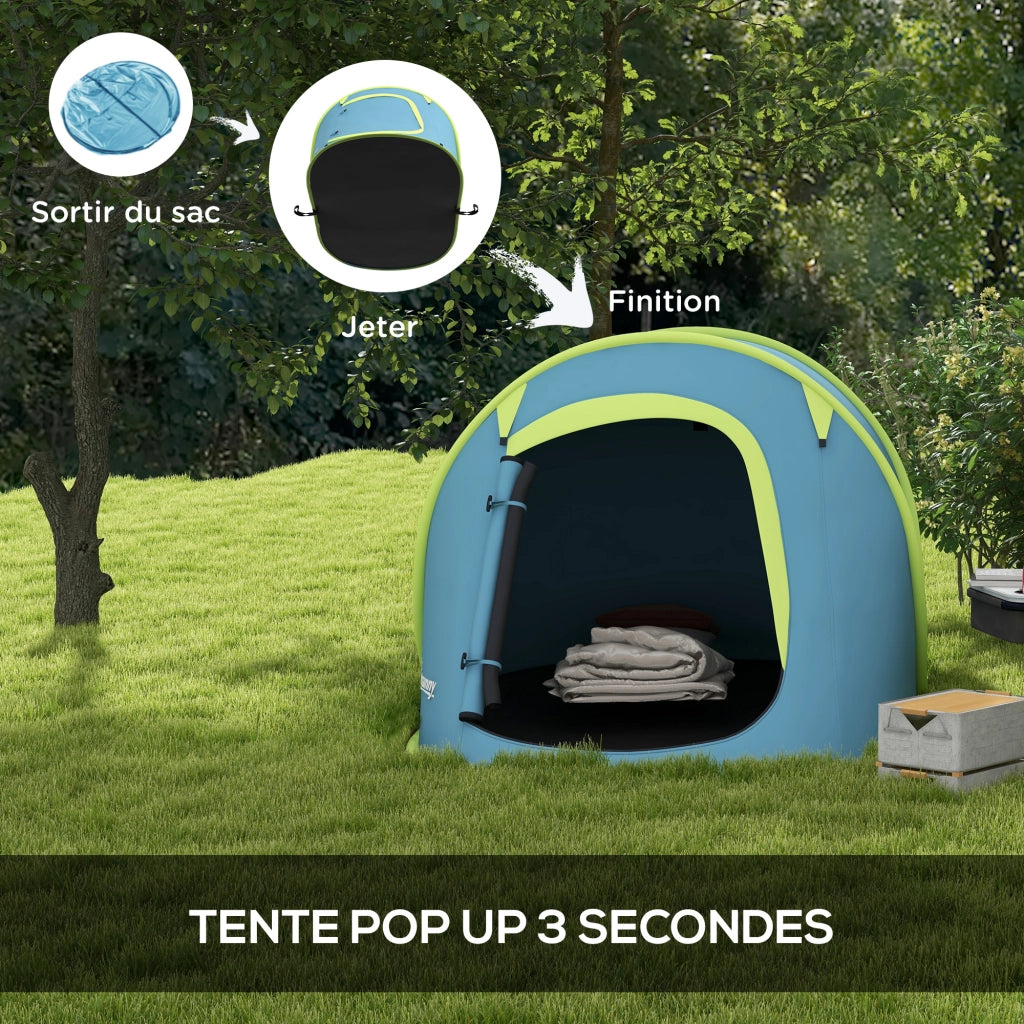 Tenda da campeggio 2-3 persone impermeabile 2000 mm ¨C zephmum ¨C 245x148x105 cm Blu