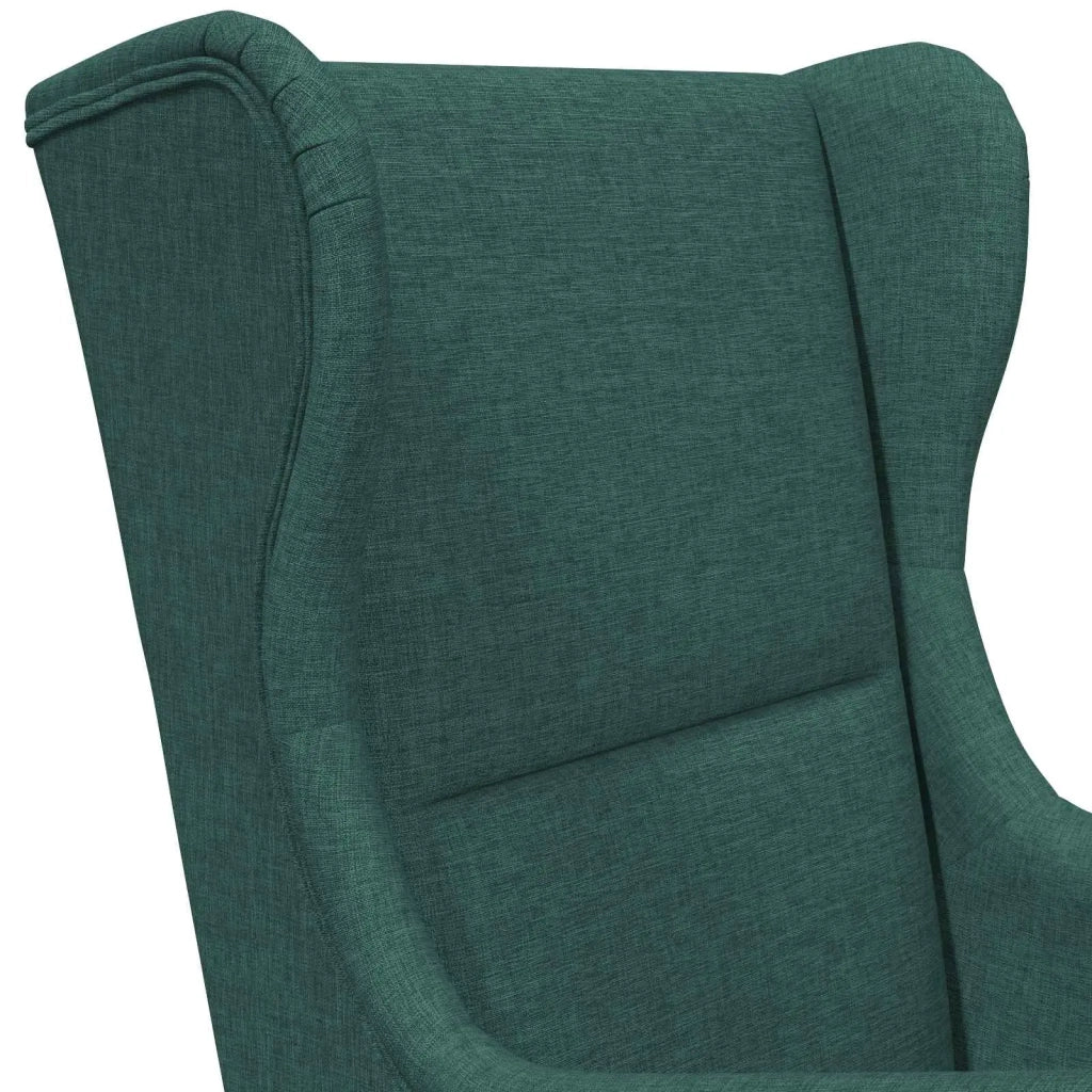 Poltrona | Sedia Relax Verde Scuro Tessuto