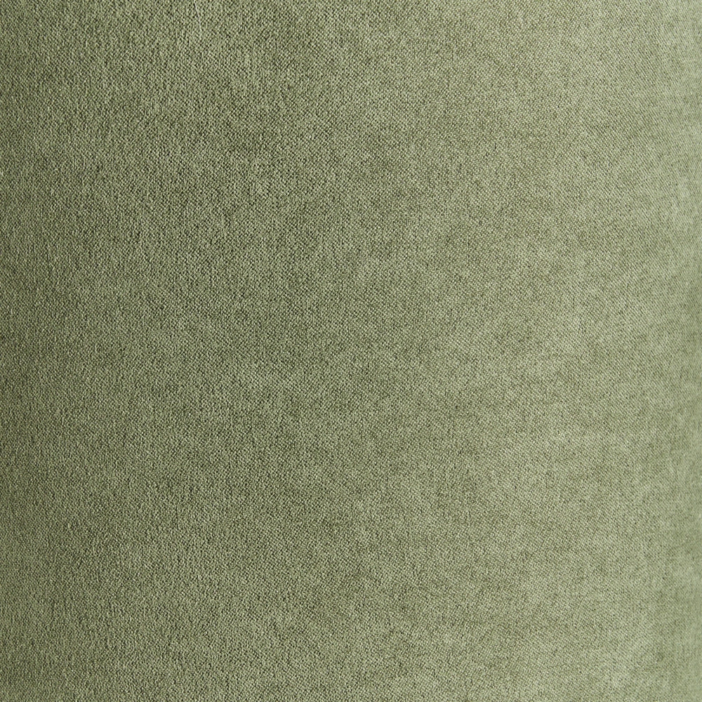 Lampada da comodino moderna con paralume in tessuto finto scamosciato di forma irregolare e base in ceramica verde oliva Stile moderno Soggiorno Camera da letto