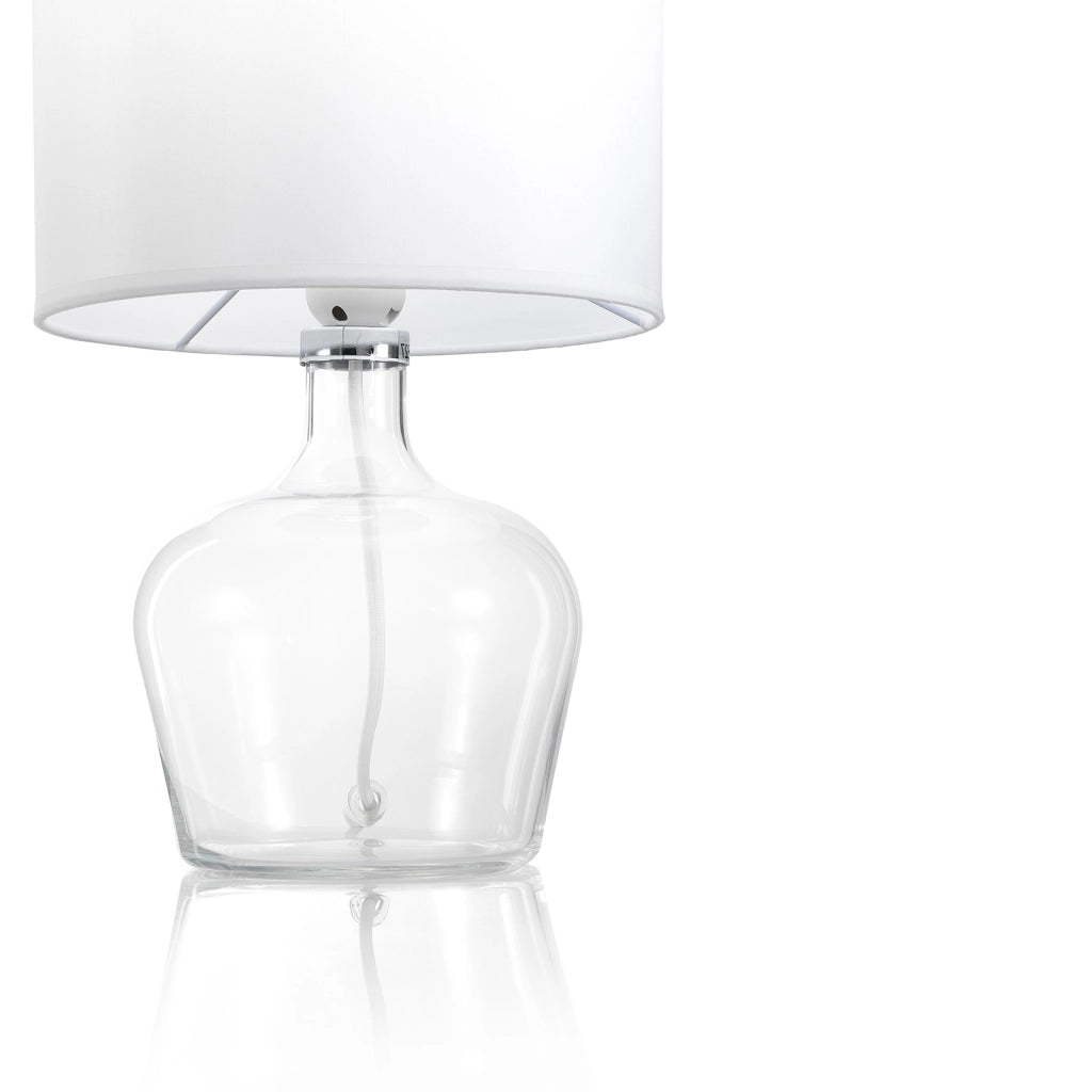 Lampada da tavolo BRUMA bianco